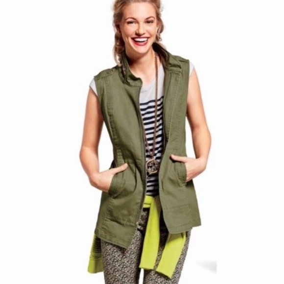 VGUC Explorer Vest Army Green Style #5101 - Picture 2 of 4